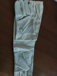 НЕКОНДИЦИЯ Перчатки пчеловода Air Grey со вставкой из сетки, кожа 