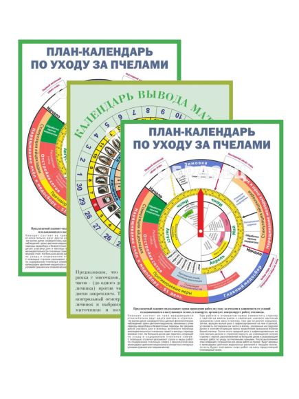 НАБОР Календари для пасеки 3569+3570+3571