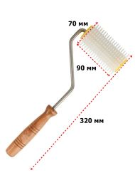 Валик для распечатки сот D70*90 иглы пластик