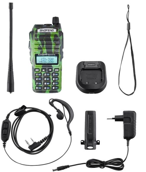 Рация Baofeng UV-82 5W (2х-диапазонная, камуфляж) Рация Baofeng UV-82 5W (2х-диапазонная, камуфляж)